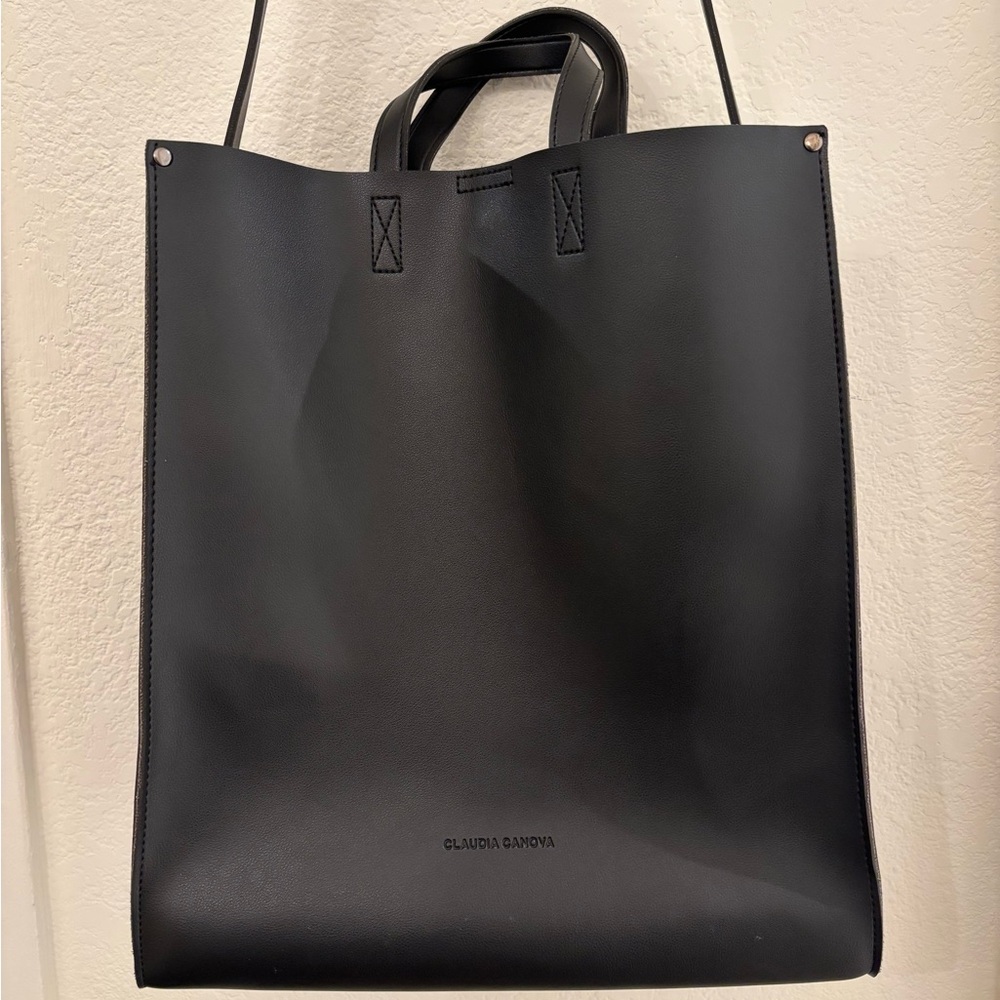 Vegan Leather Tote Bag